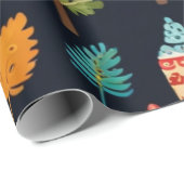 Kleurrijke snoepjes en bloemen cadeaupapier (Rol Hoek)