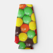 Kleurrijke snoepjes flesjeskoeler (Voorkant)