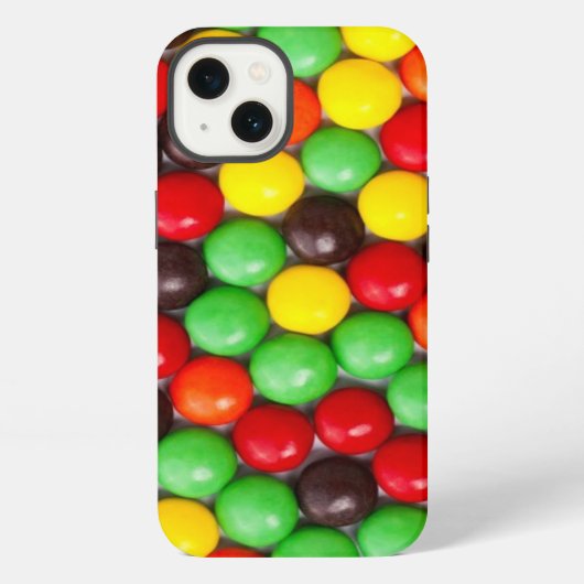 Kleurrijke snoepjes iPhone hoesje (Achterkant)