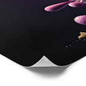 Kleurrijke Snoepjes kerstboom Poster (Hoek)