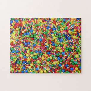 Kleurrijke Snoepjes Legpuzzel