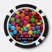 Kleurrijke snoepjes poker chips (Achterkant)