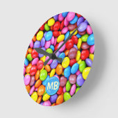 Kleurrijke Snoepjes Ronde Klok (Hoek)