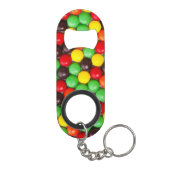 Kleurrijke snoepjes sleutelhanger flessenopener (Achterkant)