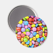 Kleurrijke Snoepjes Stukjes Voedsel Koelmazen Magneet (Voorkant / Achterkant)