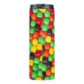 Kleurrijke snoepjes thermosbeker (Achterkant)