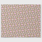 Kleurrijke snoerlampjes Mooie Roze Patroon Baby Cadeaupapier (Vlak)