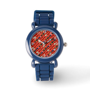 Kleurrijke snookerballen, horloge