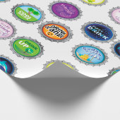 Kleurrijke Soda Bottle Petten Cadeaupapier