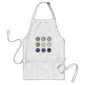 Kleurrijke Soda Bottle Petten Standaard Schort (Voorkant)