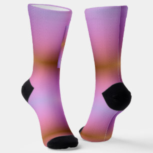 Kleurrijke sokken met een verloopdesign