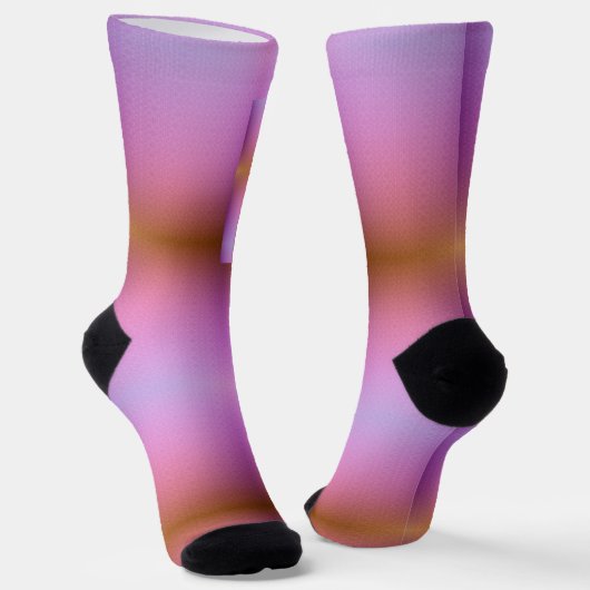 Kleurrijke sokken met een verloopdesign (Gebogen)