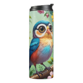 Kleurrijke Songbird Thermal Tumbler Thermosbeker