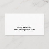 Kleurrijke Sound Bar Equalizer | Producer Visitekaartje (Achterkant)