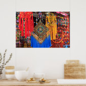 Kleurrijke souvenirs in een winkel, China Poster (Keuken)