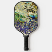 Kleurrijke Spaanse mozaïek Pickleball Paddle (Voorkant)