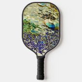 Kleurrijke Spaanse mozaïek Pickleball Paddle (Achterkant)
