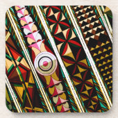 Kleurrijke Spaanse Plafondarchitectuur Bier Onderzetter (Voorkant)