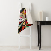 Kleurrijke Spaanse Plafondarchitectuur Sherpa Deken (In situ)