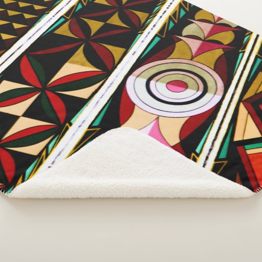 Kleurrijke Spaanse Plafondarchitectuur Sherpa Deken (3/4)