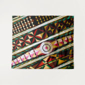 Kleurrijke Spaanse Plafondarchitectuur Wandkleed (Voorkant (horizontaal))