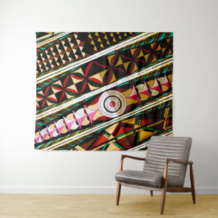 Kleurrijke Spaanse Plafondarchitectuur Wandkleed