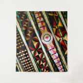 Kleurrijke Spaanse Plafondarchitectuur Wandkleed (Voorkant)