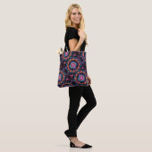 Kleurrijke Space Mandala Tote Bag (Op model)