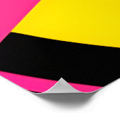 Kleurrijke Space Person Pop Art Poster (Hoek)