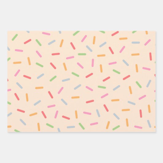 Kleurrijke Sparkle Inpakpapier Vel (Voorkant 3)