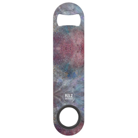 Kleurrijke Sparkle RVS Fles Opener Speed Flessenopener (Achterkant)