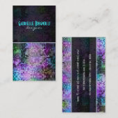 Kleurrijke Sparkles & Glitter Patroon 2 Visitekaartje (Voorkant / Achterkant)