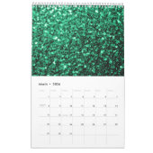 Kleurrijke Sparkles op maat gedrukte kalender 2025 (Mar 2026)