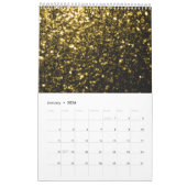 Kleurrijke Sparkles op maat gedrukte kalender 2025 (Jan 2026)
