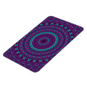 Kleurrijke Sparkly Jewel Tone Mandala digitale kun Magneet (Linkerzijde)