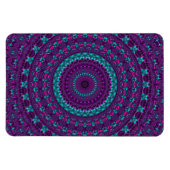 Kleurrijke Sparkly Jewel Tone Mandala digitale kun Magneet (Horizontaal)
