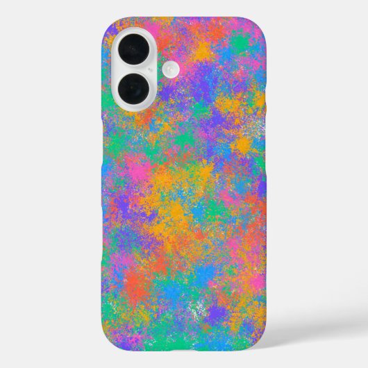 Kleurrijke Spatart Case-Mate iPhone Case (Achterkant)