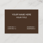 Kleurrijke Spatel Keuken Restaurant Catering Visitekaartje (Achterkant)