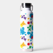 Kleurrijke Spatfles Waterfles (Voorkant)