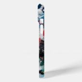 Kleurrijke spatten Abstracte kunst Case-Mate iPhone Case (Achterkant / Links)