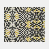 Kleurrijke spatten en dynamische lijnen fleece deken (Voorkant (Horizontaal))