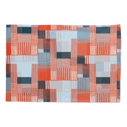 Kleurrijke spatten en dynamische lijnen kussensloop (Achterkant)