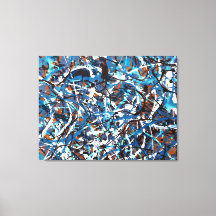 KLEURRIJKE SPATTLER LXVII - Action painting -