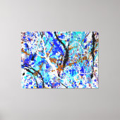 KLEURRIJKE SPATTLER LXXIX - Action painting - Canvas Afdruk (Voorkant)