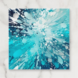 Kleurrijke Spatverf Kunst Cadeautags Bedankjes Labels