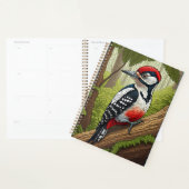 Kleurrijke Specht in Bos Planner (Display)