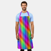 Kleurrijke spectrale gevangenissen schort (Gedragen)