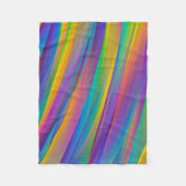 Kleurrijke  spectrumgolven | Fleece Deken (Voorkant)