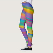 Kleurrijke  spectrumgolven | Leggings (Links)