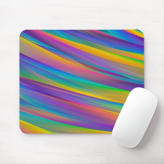 Kleurrijke spectrumgolven | MUISMAT (Met muis)
